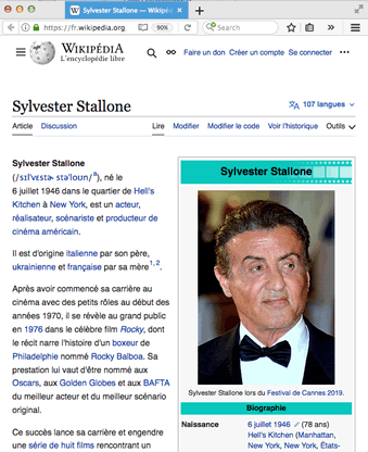 wikipedia naissance celebrite