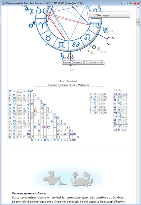 Rapport astrologique complet carte du ciel et interprétationInterprétation astrologique professionnelle