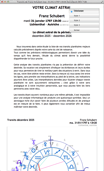 rapport transits annuels